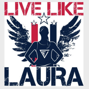 Youth Live Like Laura Cotton Tee Design